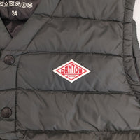 Danton JD-8750 INNER DOWN VEST インナー ダウンベスト チャコールグレー レディース ダントン【中古】5-0915T∞