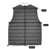 Danton JD-8750 INNER DOWN VEST インナー ダウンベスト チャコールグレー レディース ダントン【中古】5-0915T∞