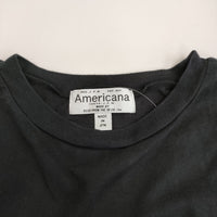AMERICANA サイドジップ ノースリーブ ワンピース ブラック レディース アメリカーナ【中古】5-0725S♪