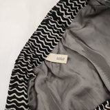 Lulu 日本製 インドコットン 総柄 ロングスカート ブラック ホワイト レディース ルル【中古】5-1109M∞