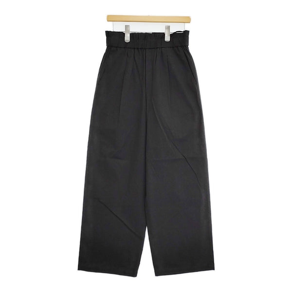 JOURNAL STANDARD ウォッシャブルコットンリネンVISストレートパンツ 定価16500円 25SS 黒 レディース ジャーナルスタンダード【中古】5-0718M♪