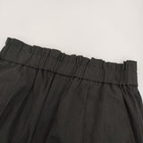 JOURNAL STANDARD ウォッシャブルコットンリネンVISストレートパンツ 定価16500円 25SS 黒 レディース ジャーナルスタンダード【中古】5-0718M♪