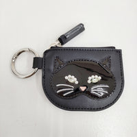 La TOTALITE 新品 別注CATコインケース 定価5500円 コインケース ブラック レディース ラトータリテ【中古】5-0718G♪
