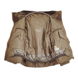 DESCENTE ALLTERRAIN 水沢ダウン マウンテニアハーフコート M ダウンジャケット ブラウン レディース デサントオルテライン【中古】5-1108A♪