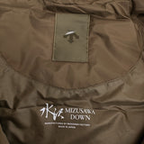 DESCENTE ALLTERRAIN 水沢ダウン マウンテニアハーフコート M ダウンジャケット ブラウン レディース デサントオルテライン【中古】5-1108A♪