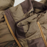 DESCENTE ALLTERRAIN 水沢ダウン マウンテニアハーフコート M ダウンジャケット ブラウン レディース デサントオルテライン【中古】5-1108A♪