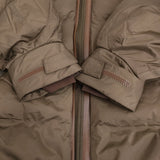 DESCENTE ALLTERRAIN 水沢ダウン マウンテニアハーフコート M ダウンジャケット ブラウン レディース デサントオルテライン【中古】5-1108A♪