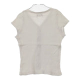 mina perhonen ミナ時代 gs8109 cut&sew sand ノースリーブ カーディガン ライトグレー レディース ミナペルホネン【中古】5-0824M∞