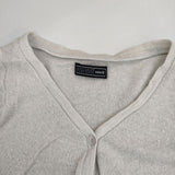 mina perhonen ミナ時代 gs8109 cut&sew sand ノースリーブ カーディガン ライトグレー レディース ミナペルホネン【中古】5-0824M∞