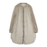 forte forte dress シャツワンピース 総柄 ワンピース ベージュ レディース フォルテ フォルテ【中古】5-0824M∞