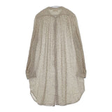 forte forte dress シャツワンピース 総柄 ワンピース ベージュ レディース フォルテ フォルテ【中古】5-0824M∞