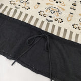 ANTIPAST ハート ニット ノースリーブトップス キャミソール ベージュ ブラック レディース アンティパスト【中古】5-1109M∞