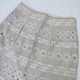 ANTIPAST 刺繍 レース スカート ベージュ レディース アンティパスト【中古】5-1109M∞