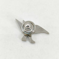 mina perhonen ピンバッジ バッチ sanpo 鳥 ブローチ イエロー カーキ レディース ミナペルホネン【中古】5-0910G∞