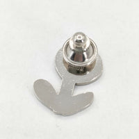 mina perhonen ピンバッジ バッチ 花 フラワー ブローチ オレンジ シルバー レディース ミナペルホネン【中古】5-0910G∞