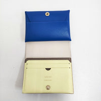 MOLINI Bifold Compact Wallet 定価38500円 二つ折り財布 ブラウン レディース モリニ【中古】5-0718G♪