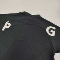 PGG/PEARLY GATES ハーフジップ ゴルフウェア サイズ5 半袖Ｔシャツ カットソー ブラック メンズ ピージージー/パーリーゲイツ【中古】5-0806S♪