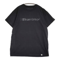 Karrimor relax logo T 101273 サイズS 半袖Ｔシャツ カットソー ブラック メンズ カリマー【中古】5-0806S♪