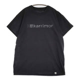 Karrimor relax logo T 101273 サイズS 半袖Ｔシャツ カットソー ブラック メンズ カリマー【中古】5-0806S♪