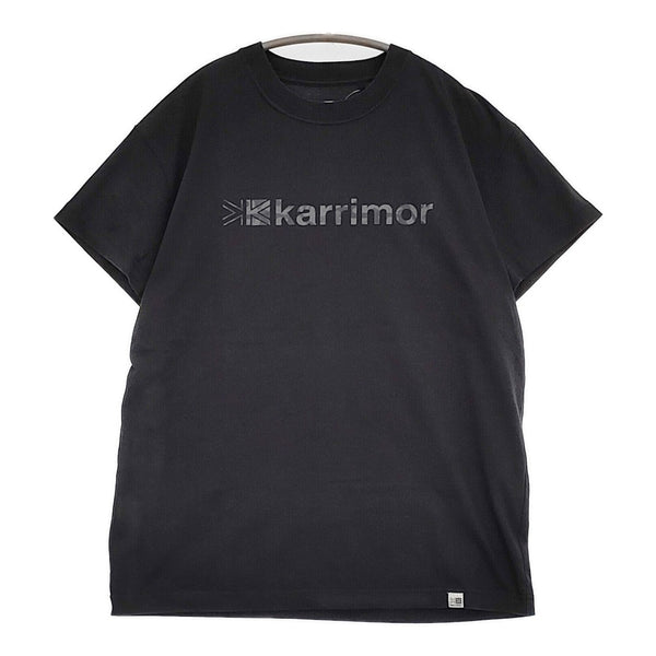 Karrimor relax logo T 101273 サイズS 半袖Ｔシャツ カットソー ブラック メンズ カリマー【中古】5-0806S♪