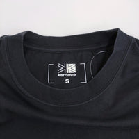 Karrimor relax logo T 101273 サイズS 半袖Ｔシャツ カットソー ブラック メンズ カリマー【中古】5-0806S♪