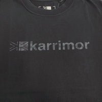 Karrimor relax logo T 101273 サイズS 半袖Ｔシャツ カットソー ブラック メンズ カリマー【中古】5-0806S♪