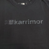 Karrimor relax logo T 101273 サイズS 半袖Ｔシャツ カットソー ブラック メンズ カリマー【中古】5-0806S♪
