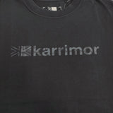 Karrimor relax logo T 101273 サイズS 半袖Ｔシャツ カットソー ブラック メンズ カリマー【中古】5-0806S♪