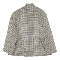 45R/45rpm 50430311 未使用品 インドリネンの四角ブラウス 定価44000円 長袖シャツ チェック柄 ベージュ マルチカラー レディース フォーティーファイブアールピーエム【中古】5-0812M△