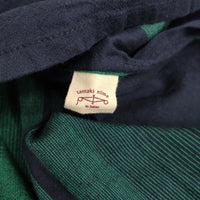 tamaki niime suton-T HALF ストンT ハーフ フレンチスリーブ チュニック ネイビー グリーン レディース 玉木新雌/タマキニイメ【中古】5-0725S♪