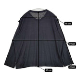 中川政七商店 麻のカーディガン リネン カーディガン 濃紺 ネイビー レディース 中川政七商店【中古】5-1214M∞