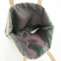 mina perhonen 新品 aca9047 blumen toast bag 刺繍 定価9900円 トートバッグ ベージュ ブラック レディース ミナペルホネン【中古】5-0718T♪