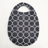 mina perhonen 新品 aaa9489 tambourine エッグバッグ 定価15400円 刺繍 22AW ネイビー ホワイト レディース ミナペルホネン【中古】5-0718T♪