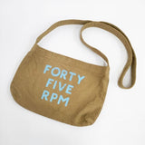 45R/45rpm 後染めの45星トート（小） ショルダーバッグ カーキ レディース フォーティーファイブアールピーエム【中古】5-1029G∞