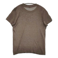 45R/45rpm シルク ニットソーTシャツ サイズ2 半袖Ｔシャツ カットソー ブラウン レディース フォーティーファイブアールピーエム【中古】5-0725S♪
