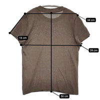 45R/45rpm シルク ニットソーTシャツ サイズ2 半袖Ｔシャツ カットソー ブラウン レディース フォーティーファイブアールピーエム【中古】5-0725S♪