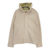 Pal'las Palace 千鳥格子 コットンニット パーカー ベージュ レディース パラスパレス【中古】5-1027M∞