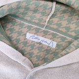 Pal'las Palace 千鳥格子 コットンニット パーカー ベージュ レディース パラスパレス【中古】5-1027M∞