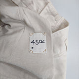 45R/45rpm もち米サテンの908ジョッパン 定価40700円 コットン パンツ オフホワイト レディース フォーティーファイブアールピーエム【中古】5-1214G∞