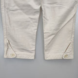 45R/45rpm もち米サテンの908ジョッパン 定価40700円 コットン パンツ オフホワイト レディース フォーティーファイブアールピーエム【中古】5-1214G∞