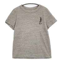 45R/45rpm 海ものがたりの刺繍45星Tシャツ タツノオトシゴ 定価13200円 グレー レディース フォーティーファイブアールピーエム【中古】5-0725S♪