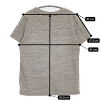 45R/45rpm 海ものがたりの刺繍45星Tシャツ タツノオトシゴ 定価13200円 グレー レディース フォーティーファイブアールピーエム【中古】5-0725S♪