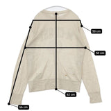 45R/45rpm 超ガーゼニットソーの908スウェット（トップ） 定価28600円 スウェット ベージュ レディース フォーティーファイブアールピーエム【中古】5-1214M∞