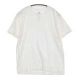 awasa アワサ COTTON SILK 2P T-SHIRT コットンシルク サイズ1 半袖Ｔシャツ カットソー ホワイト レディース【中古】5-0718S♪