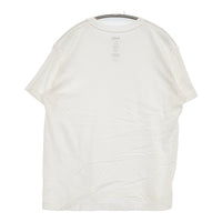 awasa アワサ COTTON SILK 2P T-SHIRT コットンシルク サイズ1 半袖Ｔシャツ カットソー ホワイト レディース【中古】5-0718S♪