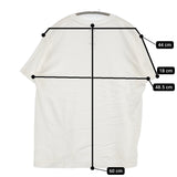awasa アワサ COTTON SILK 2P T-SHIRT コットンシルク サイズ1 半袖Ｔシャツ カットソー ホワイト レディース【中古】5-0718S♪