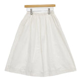 中川政七商店 コットン 大麻 スカート ホワイト レディース 中川政七商店【中古】5-1027M∞