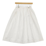 中川政七商店 コットン 大麻 スカート ホワイト レディース 中川政七商店【中古】5-1027M∞