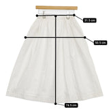 中川政七商店 コットン 大麻 スカート ホワイト レディース 中川政七商店【中古】5-1027M∞