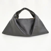 ITTI/MANOF ITTI TOTE BAG 定価22000円 牛革 レザー トートバッグ ブラック レディース イッチ/マノフ【中古】5-0718G♪